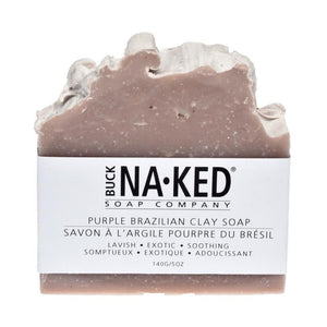 Buck Naked Soap Company- Purple Brazilian Clay Soap