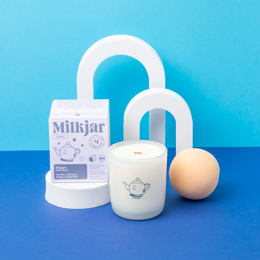 Milk Jar- Hygge Candle